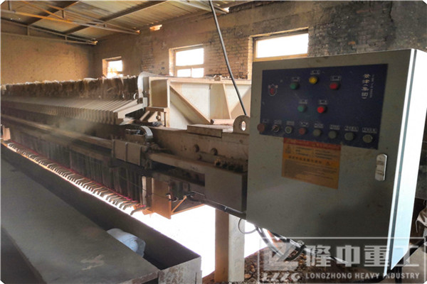 洗沙廠一年盈利增加，隆中板框壓濾機(jī)設(shè)備配置到位